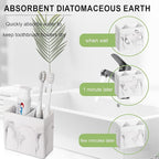 Diatomite Toothbrush Holder 2 Slots Tooth Brush Holder - Image 3
