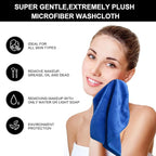 SINLAND Microfiber Facial Cloths Fast Drying Washcloth 12inch x 12inch - Image 4