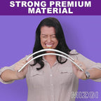 MIZGI Premium White Velvet Hangers, 60 Pack, Lightweight, Space Saving - Image 3