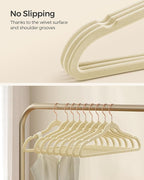 SONGMICS Slim Velvet Hangers, Non-Slip Clothes Hangers - Image 3