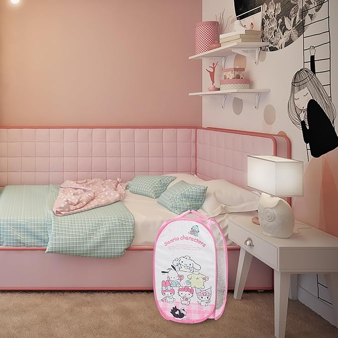 Cute Mesh Popup Laundry Hamper - Image 3