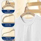 SereneLife 20 Pack Velvet Hangers - Image 5