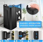 3Pack Home Security Door Reinforcement Lock, Childproof Safety Door Lock Latch - Image 5