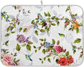 Tarity Rose Peony Poppy Hummingbirds Dish Drying Mat by Unknown