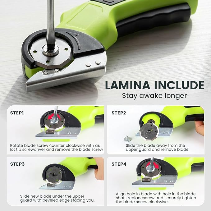 Electric Scissors & Cardboard Cutter, 4V Cordless Power Box Cutter - Image 5