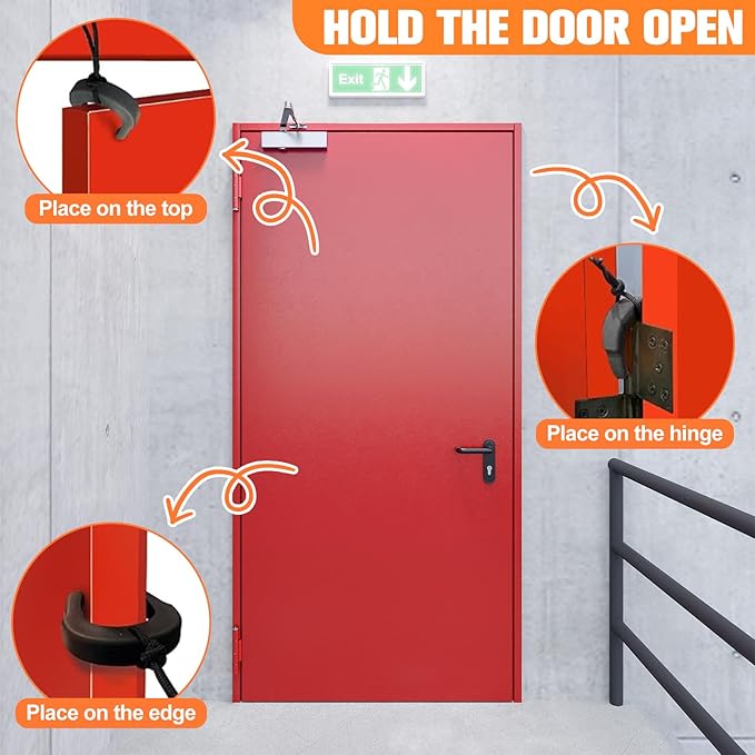 8 Pcs First Responder Door Stops Tactical Police Door Stopper Jam - Image 5