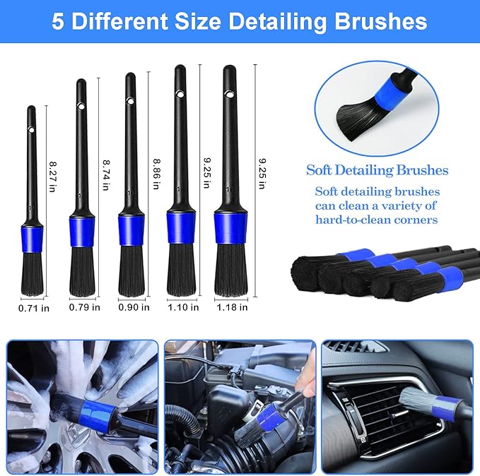 26Pcs Car Detailing Brush Set, Car Detailing Kit, Car Detailing Brushes - Image 4