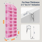 Yecaye 5-Tier Over The Door Organizer Dual-Column, 80lbs Load Stuffed Animal - Image 9