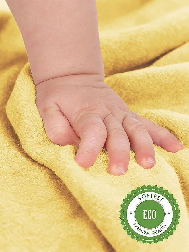 HIPHOP PANDA Baby Washcloths, Rayon Made from Bamboo - Image 5
