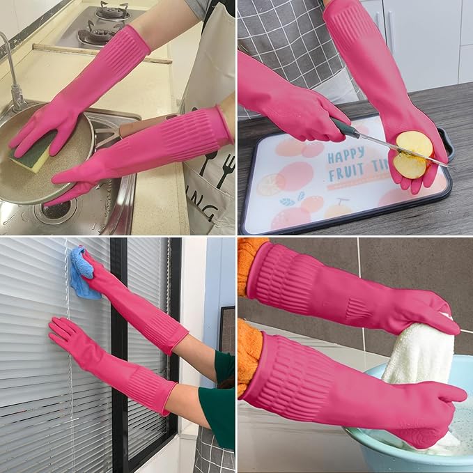 Reusable Rubber Cleaning Gloves - Image 5