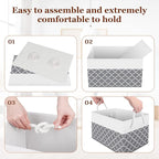 Fab totes Storage Bins, Foldable Storage Baskets - Image 5