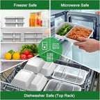 50 Pack 28 oz Meal Prep Containers Reusable - Image 5