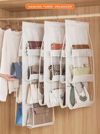 AARAINBOW 2 Pack Hanging Handbag Purse Organizer, 8 Pockets, Wardrobe Closet - Image 4