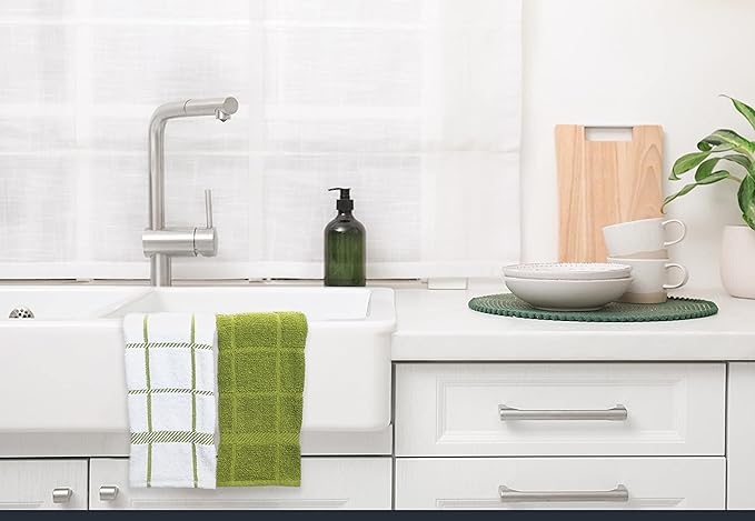 100% Cotton Terry Dish Towels, 4 pack16 x26 Inches, Super Soft and Absorbent - Image 6