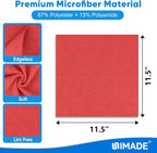 Microfiber Cleaning Cloth, 20 Pack Reusable Microfiber Towels - Image 2