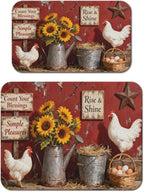Dish Drying Mat for Kitchen Counter 2 Pack by Unknown