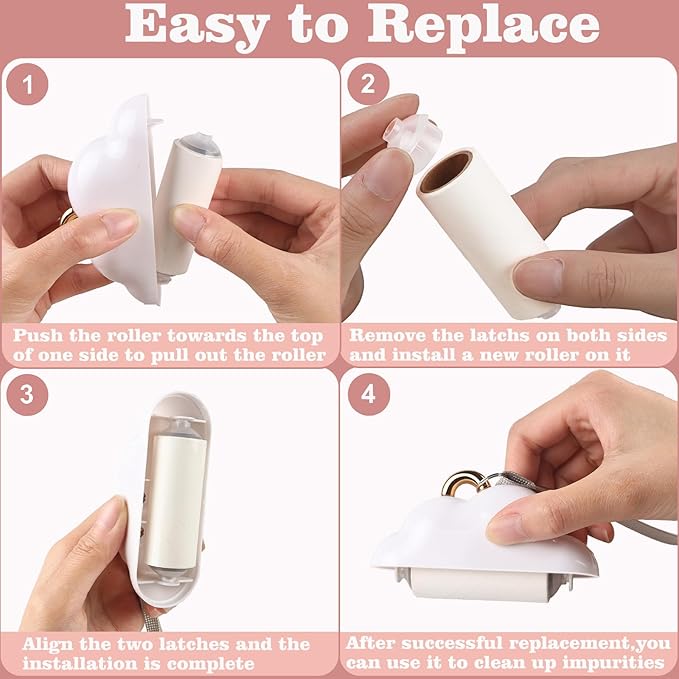 Mini Travel Lint Roller, Reusable Pet Hair Remover - Image 7