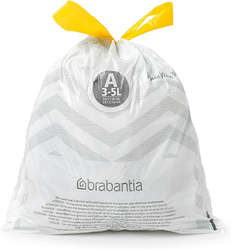 Brabantia PerfectFit Trash Bags Thick Plastic Trash Can Liners - Image 5