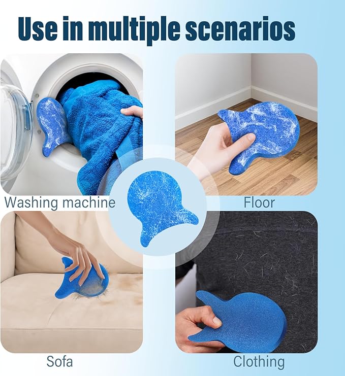 Pet Hair Remover for Laundry, Reusable Dog & Cat Hair Remover Tool, Effectively - Image 7