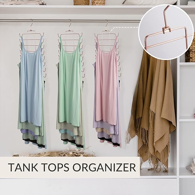 ZEDODIER Tank Top Hanger Space Saving, Bra Hangers - Image 4