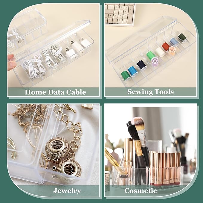 Cable Organizer Box with Lid, Charger Organizer - Image 6