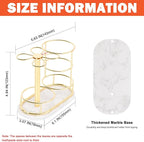 HarJue Toothbrush Holder Stand for Bathroom, Metal Toothbrush Organizer - Image 2