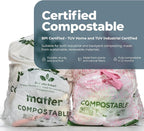 Matter Compostable Variety Pack 3 Gallon and 13 Gallon Kitchen Trash Bags - Image 7