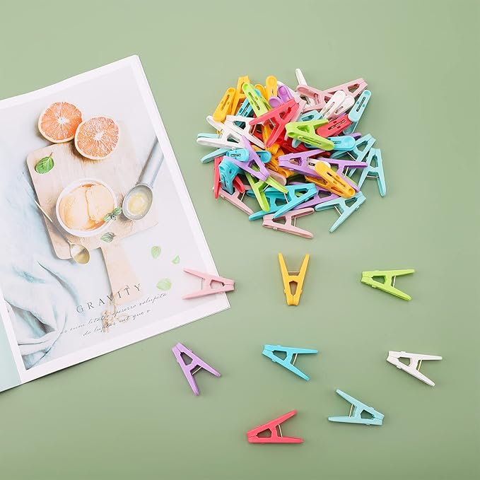 Colored Clothespins, Windproof Towel Clips - Image 2