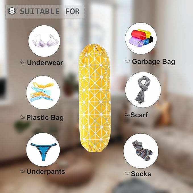 SYIPO Plastic Bag Holder Shopping Bags Carrier, Washable Large Grocery Bag - Image 5