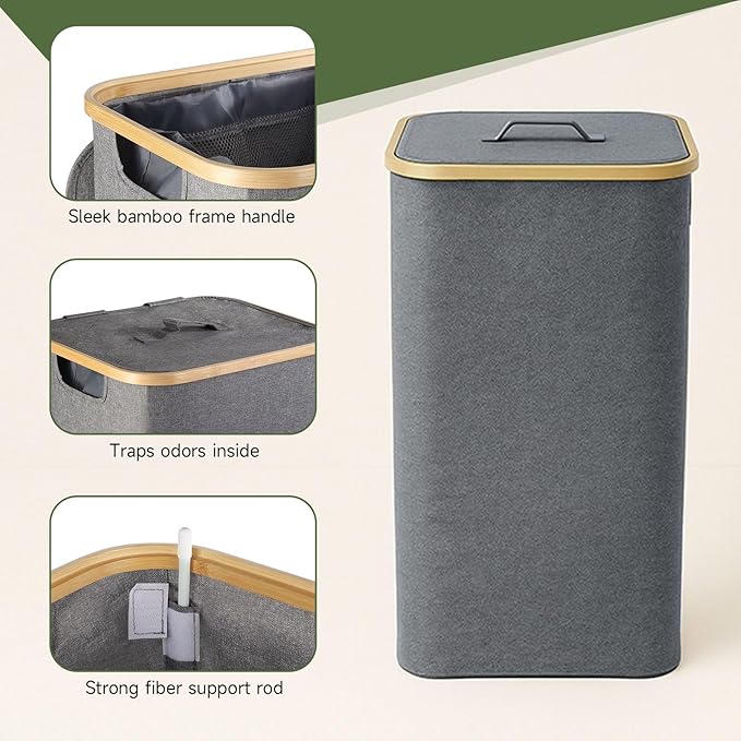 100L Foldable Laundry Basket - Image 6