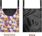 2 Pcs Clothes Pin Hanging Bag, Hippie Flower Multi-Functional Clothespin Bag - Image 7