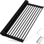 Roll Up Dish Drying Rack Over The Sink Kitchen Roll Up Sink Drying Rack by HANZENMA