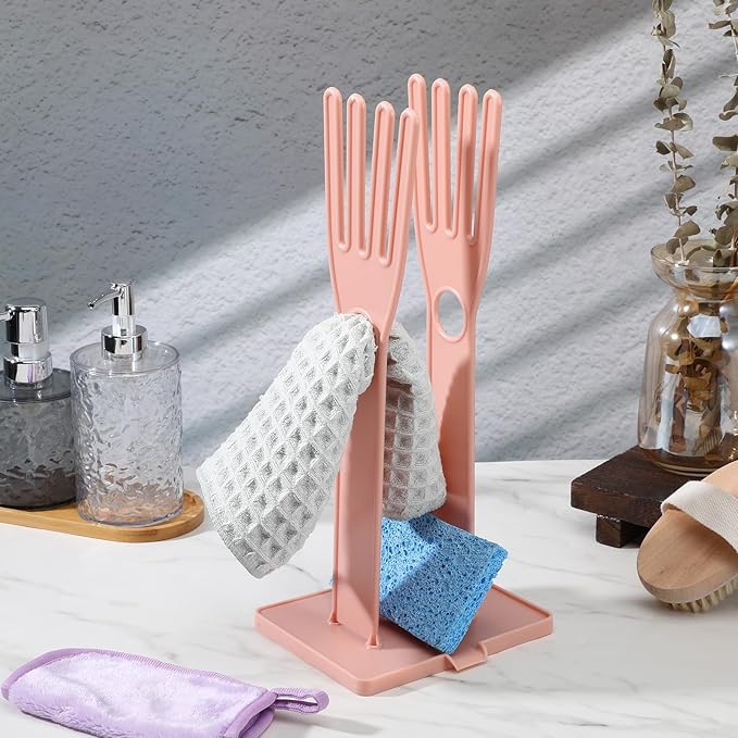Kitchen Gloves Holder Mitten Dryer Reusable Rubber Glove Clothes Drying Rack - Image 5