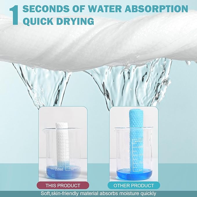 Disposable Face Towel 200 Count, Ultra Soft & Thick Washcloths, Biodegradable - Image 4