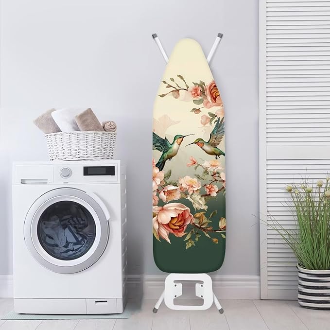 Hummingbird Flower Ironing Board Cover and Pad 15 x 54 Iron Board Covers - Image 4