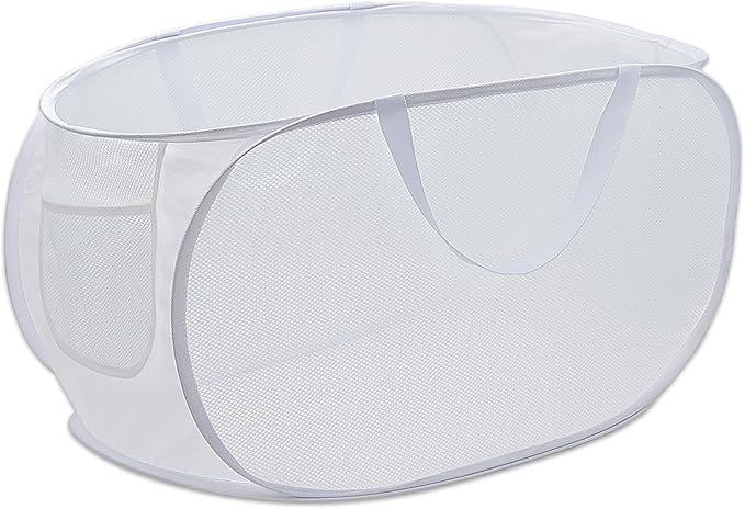 Pop Up Laundry Hamper, Collapsible Horizontal Baskets by TEGOOL