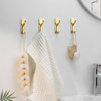 niffgaff Wall Hooks for Coat and Towel: 13lb Adhesive Door Hanger Stick On - Image 6
