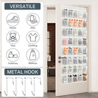 40-Pocket Over the Door Shoe Organizer - Image 4
