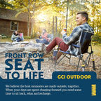 GCI OUTDOOR Freestyle Rocker Camping Chair | Portable Folding Rocking Chair with Solid, Durable Armrests, Drink Holder & Comfortable Backrest — Royal Blue - Image 8