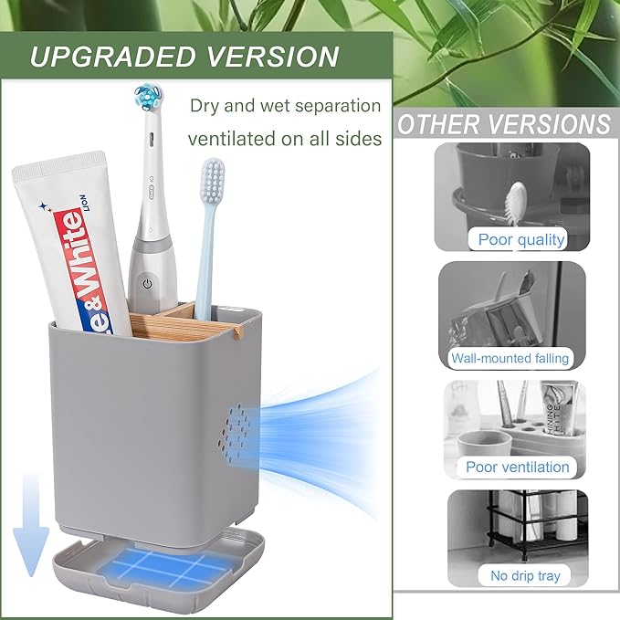 Toothbrush Holders for Bathrooms, Electric Toothbrush Holder Kids Toothbrush - Image 5