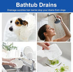 4Pcs Square Drain Cover for Shower, TPR Drain Hair Catcher Shower Drain Cover - Image 6