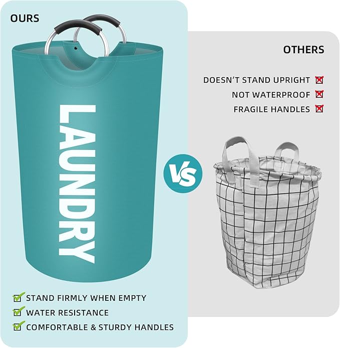 StorageRight 115L Large Laundry Basket, Laundry Hamper, Dirty Clothes Hamper - Image 4