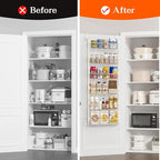 MIAOLI Over the Door Pantry Organizers and Storage, 6-Tier Spice Rack, Home & - Image 6