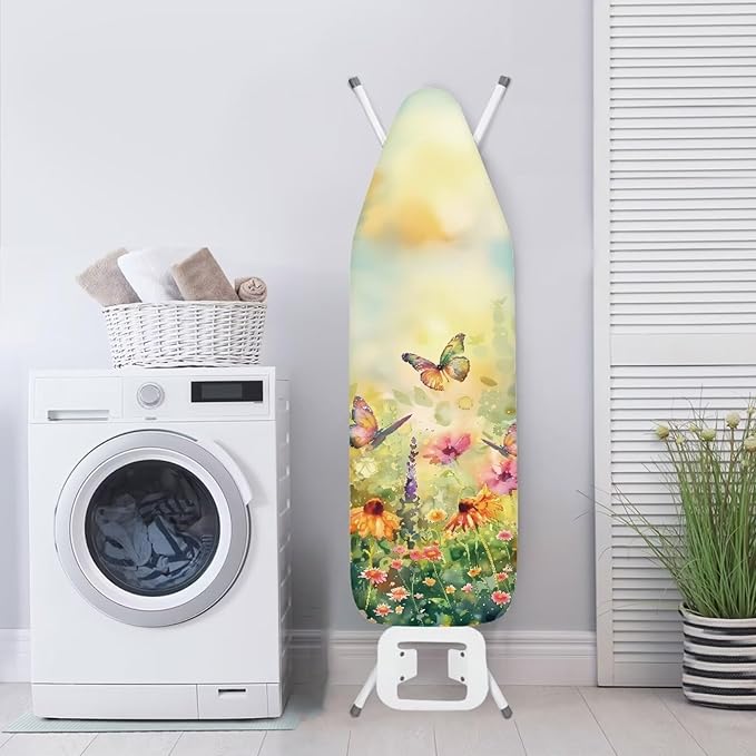 Butterfly Floral Ironing Board Cover, Resist Scorching and Staining, 15x54 - Image 3