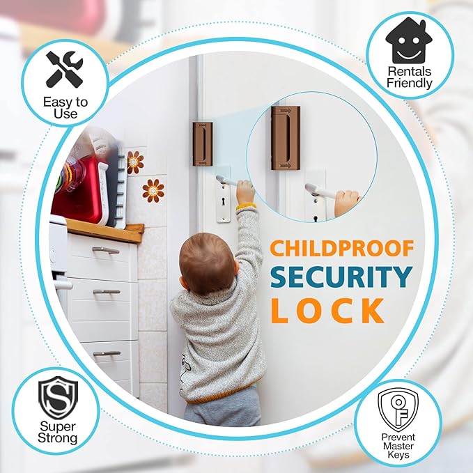 Home Security Door Reinforcement Lock - Image 4