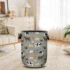 Funny Farm Animal Laundry Basket, Laundry Hamper Collapsible Oxford Cloth - Image 6