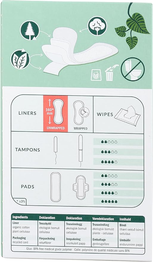 Natracare Natural Organic Curved Panty Liners, - Image 2