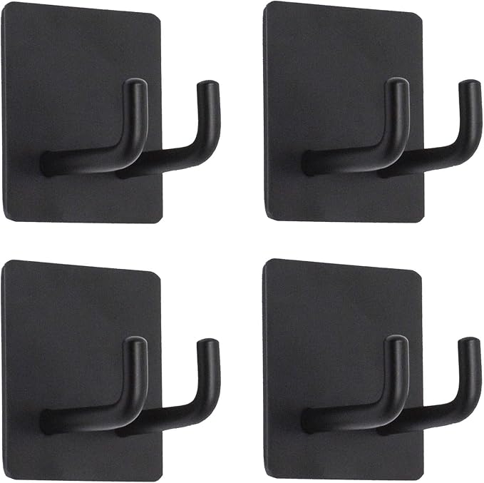 Shower Hooks, Adhesive Wall Hooks by Yikla