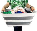 SAMMART Set of 2 Collapsible Plastic Laundry Basket - Image 6