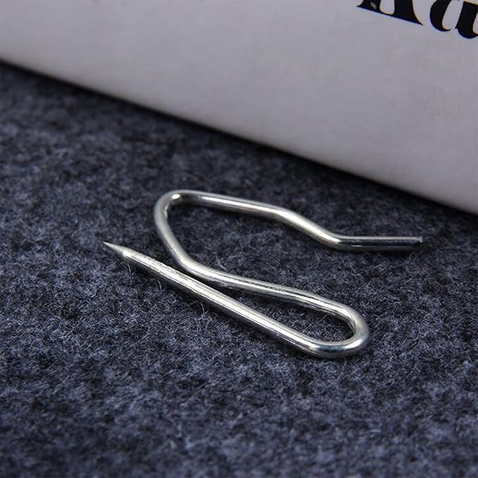 1.2 Inches Curtain Hooks, Sopito 58pcs Metal Drapery Pin and Hook - Image 8